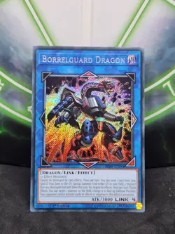 Yugioh Borrelguard Dragon BLRR-EN044 Secret Rare 1st Edition NM - Image 1
