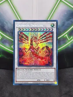 Yugioh Crimson Dragon MP24-EN097 Secret Rare 1st Edition NM - Image 1