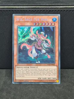 Yugioh Wiz, Sage Fur Hire DASA-EN022 Secret Rare 1st Edition NM - Image 1