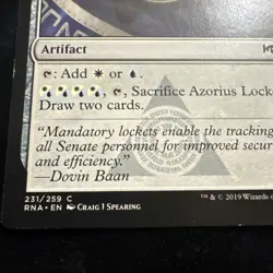 Azorius Locket 231/259 Common Ravnica Allegiance MTG Magic TCG 2019 Card - Image 2