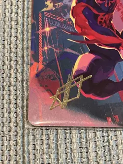 Spider-Man 2099 Art Series Card (Gold Signature) 30/54 MAGIC THE GATHERING - Image 2