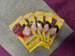 5x One Piece Card Game 500 Years in the Future OP07 Sealed Pack Bandai Japanese - Image 1