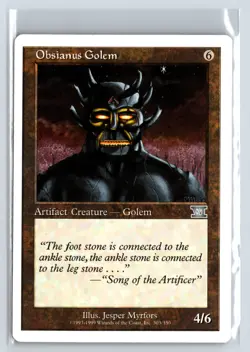(6X) Obsianus Golem Sixth Edition Uncommon - MTG Magic the Gathering Card - Image 3