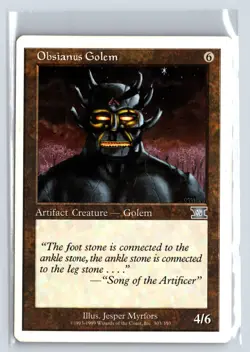 (6X) Obsianus Golem Sixth Edition Uncommon - MTG Magic the Gathering Card - Image 5