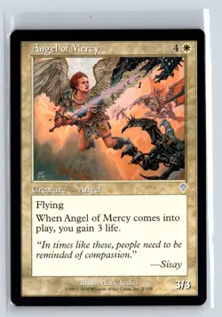 (6X) Angel of Mercy Invasion Uncommon - MTG Magic the Gathering Card - Image 1