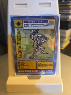 MetalEtemon Bo-27 1st Edition Holo Digimon Card Game 1999 Bandai LP - Image 1