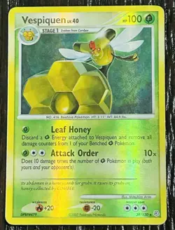 Pokemon TCG 2007 Diamond & Pearl 39/130 Rare Card - Vespiquen Reverse Holo - Image 1