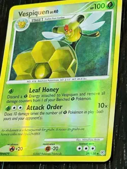 Pokemon TCG 2007 Diamond & Pearl 39/130 Rare Card - Vespiquen Reverse Holo - Image 2