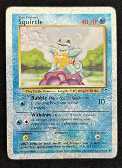 Pokemon Card Squirtle 95/110 Reverse Holo Legendary Collection - Image 2