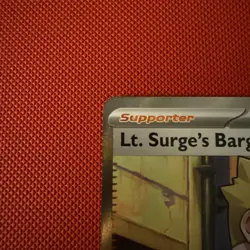 Lt Surge's Bargain 170/132 Mega Evolution Full Art Trainer Pokemon Card NM - Image 2