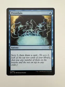 Preordain MTG Magic the Gathering Card NM Near Mint OTC - Image 1
