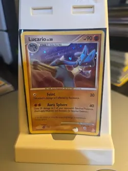 Pokemon DP Trainer Kit Lucario 3/11 Holo Promo Card - Image 1