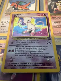 Mew Holo LP Black Star Promo #9 Pokemon Card - Image 1