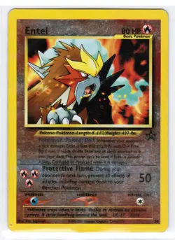 Entei - Black Star Promo 34 - EX/LP - Pokemon Reverse Holo Rare Card - Image 1