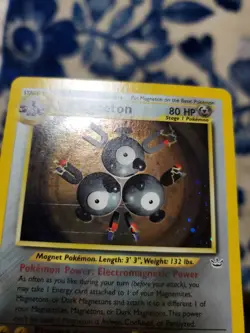 LP Pokemon TCG Magneton Neo Revelation Holo Card 10/64 Unlimited Rare - Image 2