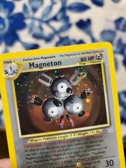 LP Pokemon TCG Magneton Neo Revelation Holo Card 10/64 Unlimited Rare - Image 4