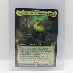 Choco, Seeker of Paradise NM Extended Art Foil #479 MTG FINAL FANTASY - Image 1