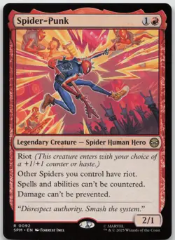 MTG 0092 R - Spider-Punk - Marvels Spiderman Set - Image 1
