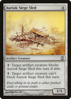 Auriok Siege Sled 2x FOIL DST MTG Darksteel Uncommon MINT artifact - Image 1