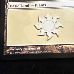 MTG Plains (285), NM-Mint, English Shadowmoor - Image 2