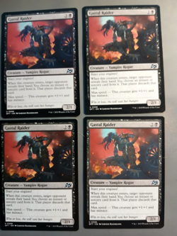 4X - MTG - MAGIC THE GATHERING AETHERDRIFT GASTAK RAIDER NM/M - Image 1