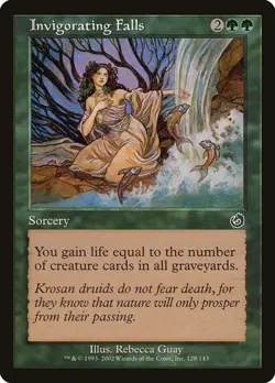 Invigorating Falls NM/M Torment Green Sorcery Mtg Magic English Regular - Image 1