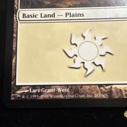 Plains (283) #283 (Foil) (MP) Shadowmoor SHM Magic MTG - Image 2