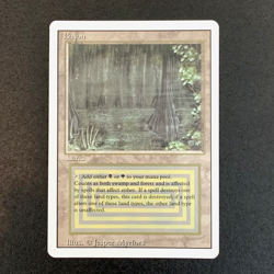 Bayou Land - Magic The Gathering Revised - MTG - Near Mint or Better - Image 1