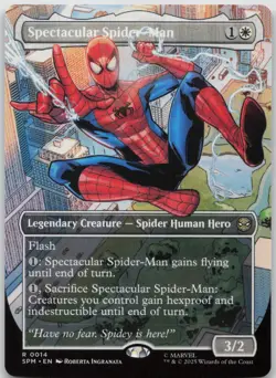 MTG 0014 R -Spectacular Spider-Man (Borderless) (Foil) - Marvel's Spider-Man Set - Image 1