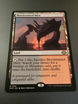 MTG Modern Horizons 3 #0216 Bloodstained Mire - Image 1