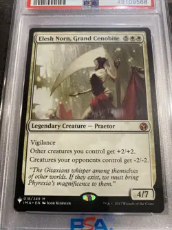 PSA 10 Elesh Norn, Grand Cenobite, English Mystery Booster MTG PSA 10 Gem Mint - Image 2
