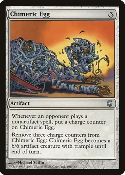 Chimeric Egg 2x FOIL DST MTG Darksteel Uncommon MINT artifact - Image 1