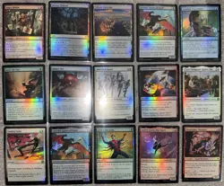 Magic MTG Marvel Spiderman Spider-man Lot Of 15 *FOIL* Cards - Image 1