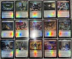 Magic MTG Marvel Spiderman Spider-man Lot Of 15 *FOIL* Cards - Image 1
