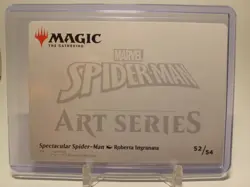 MTG Marvel Spider-Man Art Card, Spectacular Spider-Man 52/54 - Image 2