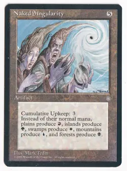 NAKED SINGULARITY x1 mtg LP- Ice Age 1 Rare LP - Image 1