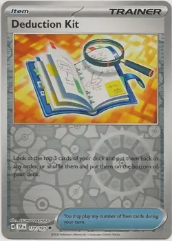 Pokemon Deduction Kit Uncommon Reverse Holo Trainer Surging Sparks 171/191 - Image 1