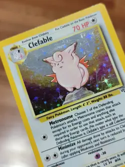 Clefable 1/64 Jungle Set 1999 Holofoil Rare Holo Pokemon Card LP! - Image 2