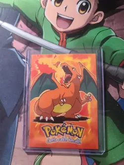 Charizard #06 E6 of 12 Topps 1999 Black Logo Pokemon Trading Cards - Image 1