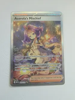 Acerola's Mischief Mega Evolutions SIR 183/132 Pokemon TCG 2025 MINT - Image 1
