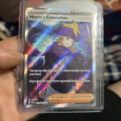 Pokemon TCG Morty's Conviction 201/162 Temporal Forces Ultra Rare Full Art - Image 1