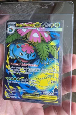 Mega Venusaur Ex Pokemon Mega Evolution Full Art Ultra Rare 155/132 - Image 1