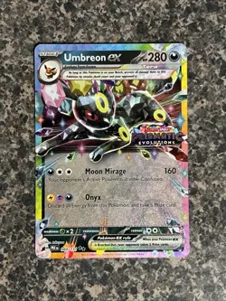 Pokemon TCG Umbreon ex - (Prismatic Evolutions Stamped promo) 060/131 MINT - Image 1