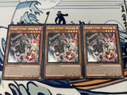Yugioh DoomZ V Five - Amalthe x3 Ultra Rare DOOD-EN009 Near Mint - Image 1