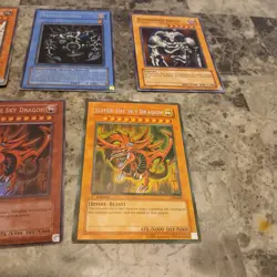 YuGiOh Bundle Vintage Holo Rare Cards Lot Of 5 First Edition Included - Image 3