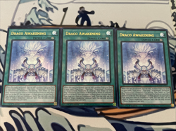 Yugioh Draco Awakening x3 Ultra Rare DOOD-EN064 Near Mint - Image 1