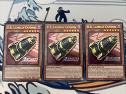 Yugioh R.B. Lambda Cannon x3 Ultra Rare DOOD-EN090 Near Mint - Image 1