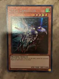 Yugioh! TCG - Spell Canceller - Prismatic Secret Rare -2025 Mega-Pack MP25-EN131 - Image 1
