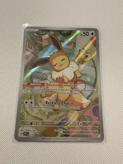 Eevee SVP 173 Scarlet & Violet Black Star Promo Pokemon Card NM - Image 1