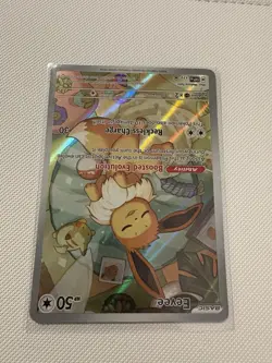 Eevee SVP 173 Scarlet & Violet Black Star Promo Pokemon Card NM - Image 3